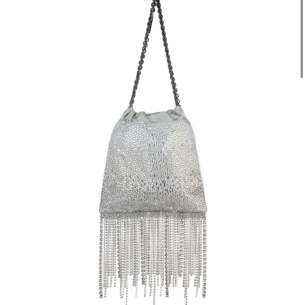 SWAROVSKI Tassel‎ Bag Rhinestone Silver